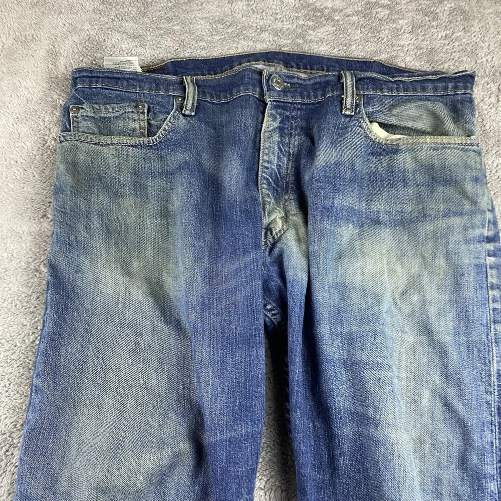 Levis 514 Straight Leg Jeans Mens 38x23 Blue Medium Wash Mid Rise‎